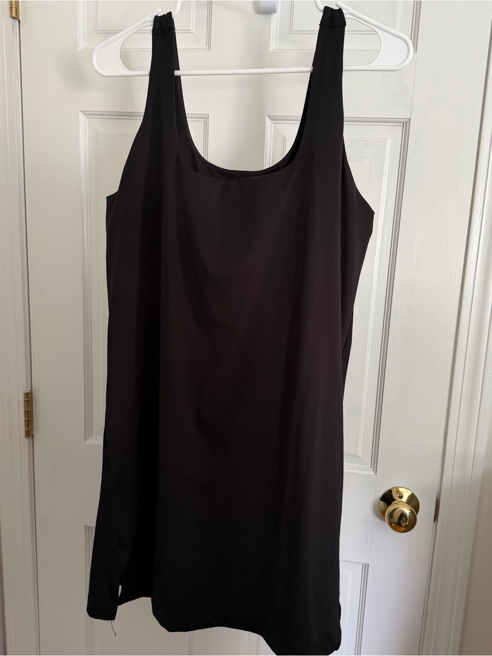 Old Navy Black Scoop Neck Mini Athletic Dress